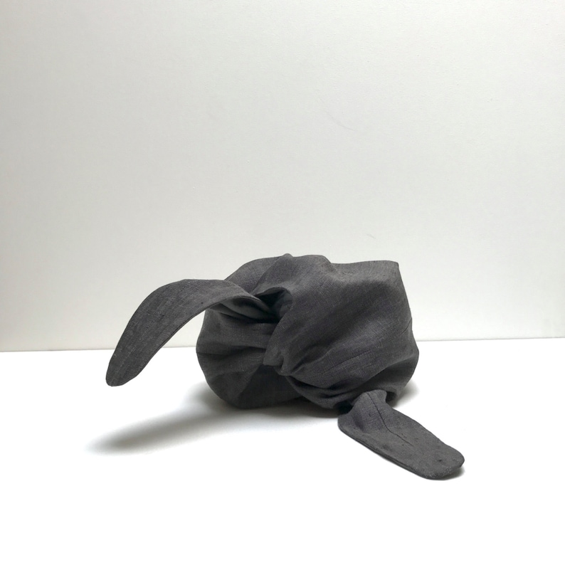 grey wrapping bento bag