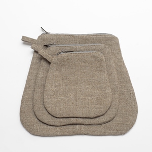 Mini Leinensäckchen (dunkles Leinen)