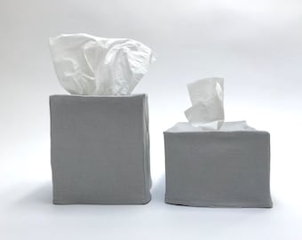 linen tissue cover- grey