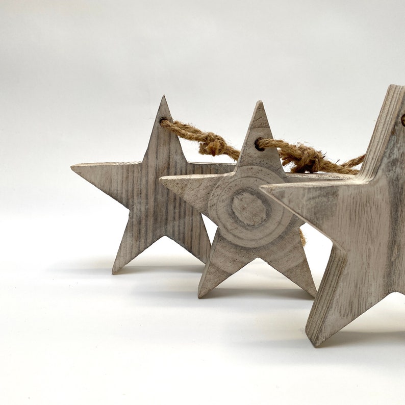 chunky wood star image 7