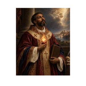 Saint Augustine Catholic Wall Art, Restless Until You