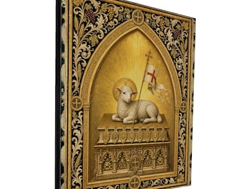 Lamm Gottes Katholisch Wand Kunst Druck, Leinwand Poster Panel Magnet Geschenk