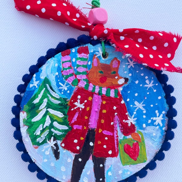 Hand Painted Christmas Ornament