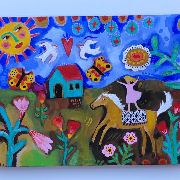 Modern Folk Art Painting