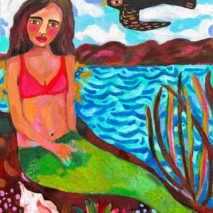 Folk Art Mermaid