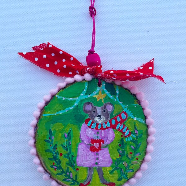 Hand Painted Christmas Ornament