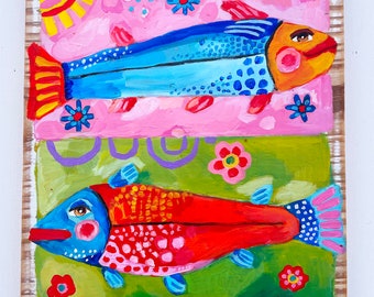 Folk Art Fish Painting