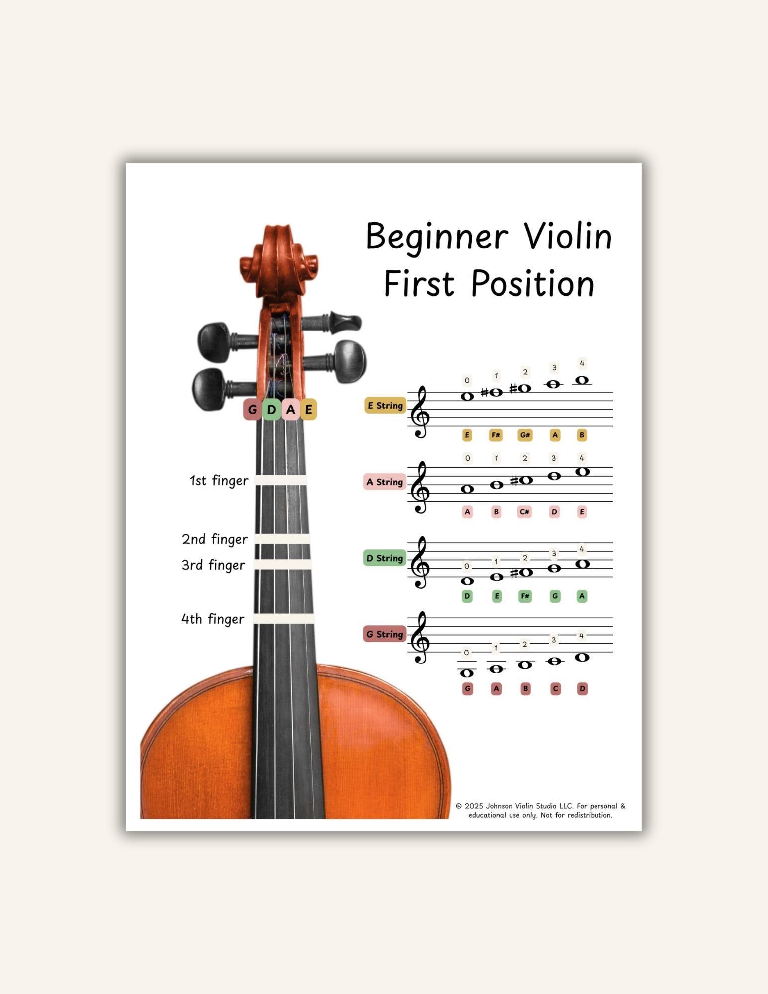 Violin Chart - Etsy Violin Chart - Etsy