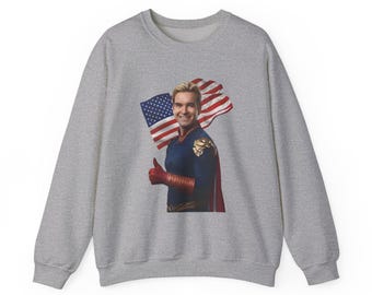 Homlander Freedom Camp Sweatshirt, Freedom Camp Unisex Heavy Blend™ Crewneck Sweatshirt