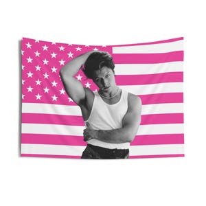Stephen Kalyn Linne Gobelänger, Stephen Kalyn Rosa Flagga, Stephen Kalyn Vägggobelänger för inomhusbruk