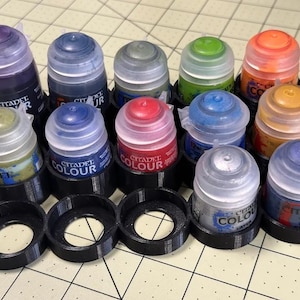 Paint Pot Rack for Citadel Water Pot Storage 3D-Printed - Water-Resistant PETG