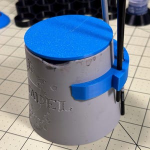 Lid & Brush Backpack for Citadel Water Pot 3D-Printed – Water-Resistant PETG, Multiple Colors