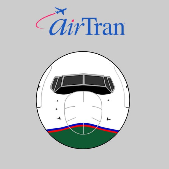 AirTran Airlines 737 sticker