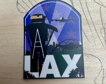 LAX (Los Angeles) airport sticker