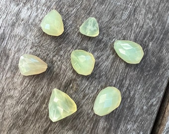 Natural Chalcedony Gemstone Nuggets Faceted Loose Beads