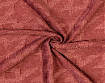 Mono Rib Solid Color Pattern Textured Fabric.
