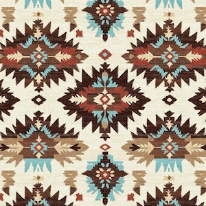 Aztec Fabric, 78% Polyester Blend with Stretch by the Yard
