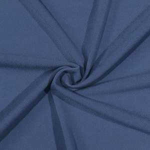 K-crepe/Knit fabric. Solid Color Textured Poly Fabric by the yard.
