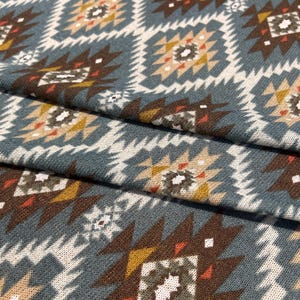 Aztec Tribal fabric. Southwestern Tapestry / Log fabric