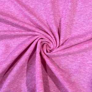 Tri French Terry fabric. Solid Color Textured Poly Fabric. by the yard.
