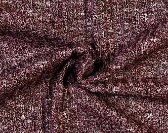 Tejido texturizado liso RIB 4X4 cortado a medida Suéter grueso y