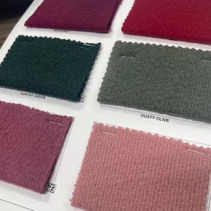 Jac-Rib.  soft thick winter brush fabric Solid color. Fabric by yard. sweatshirts, cardigan, tops , children&#39;s wear