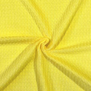 WAFFLE-P/D Solid Color Pattern Textured Fabric