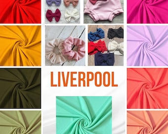 Liverpool Fabric. soft, stretchy, and subtly textured fabric that displays a raised, brick shaped pattern. DIY Head Wraps & Hairbands