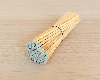 4" Mint Green Loose Safety Matchsticks 50 pcs. Refill Matches