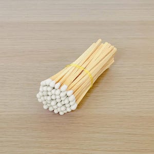 4&quot; White Loose Safety Matchsticks 50 pcs. Refill Matches