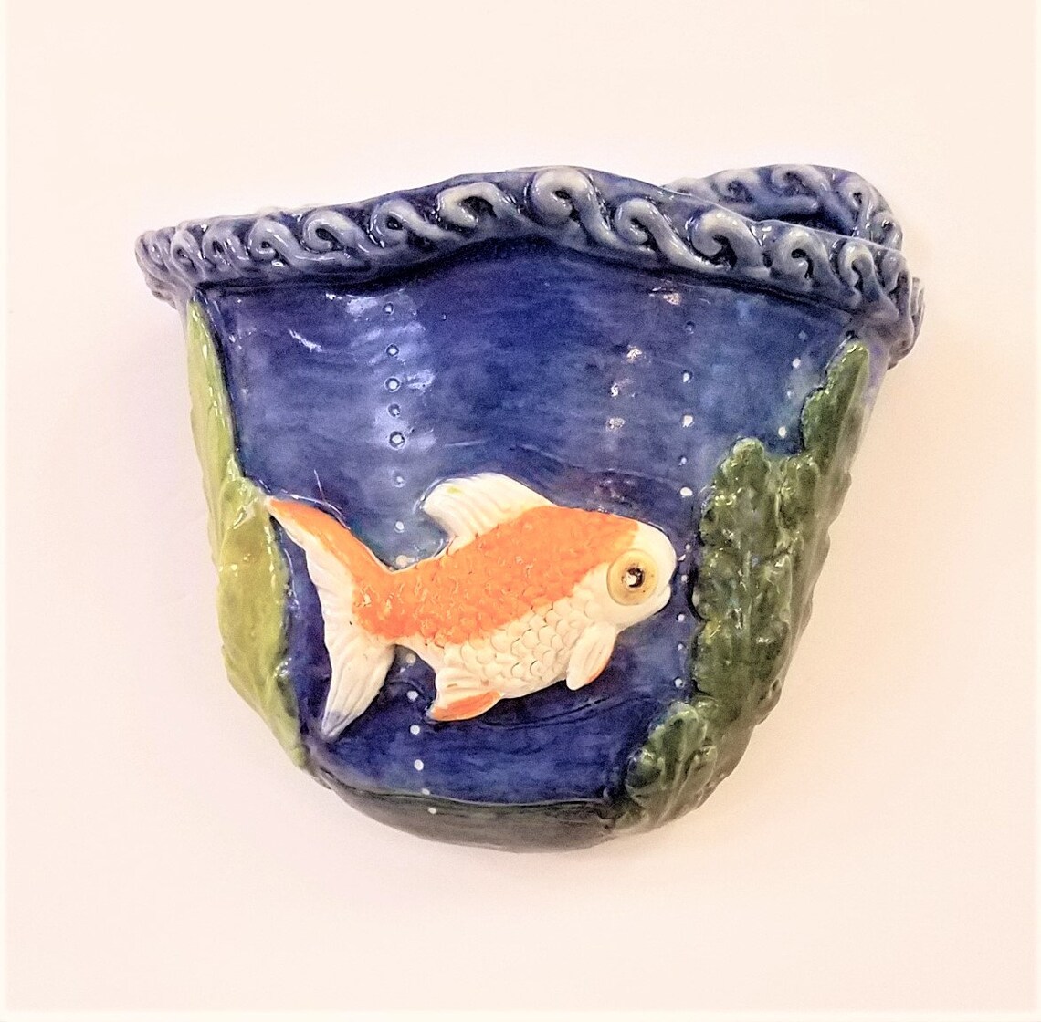 Picture of Goldfish Pot Fine Ceramic Pottery | Etsy
