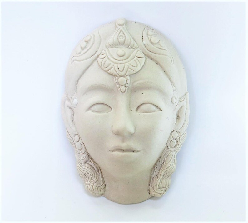 Face Sculpture Art Wall Hanging Etsy