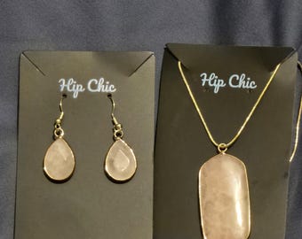 Authentic Rose Quartz Set