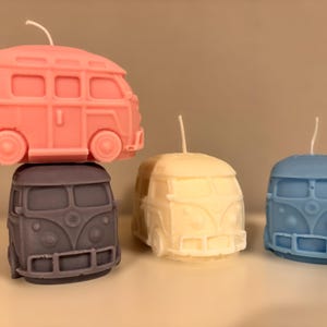 Bulli kaars | Bus Kaars | Geurkaars | woonwagen | Auto | Kampeerder | Kamperen | rijbewijs | Speciale kaars | Retro-stijl | decoratie