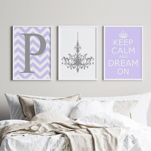 Tween Girl Wall Art, Girl Bedroom Art Teen Girl Decor, Fashion Wall Art, Style Quote, Chandelier, Teen Bedroom Art Set of 3 PRINTS OR CANVAS