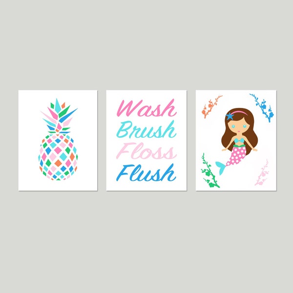 Mermaid Bathroom Decor - Etsy