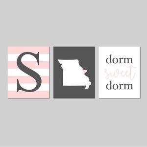 Dorm Sweet Dorm, Dorm Room Decor, College Dorm Decor Girl Dorm Decor ...