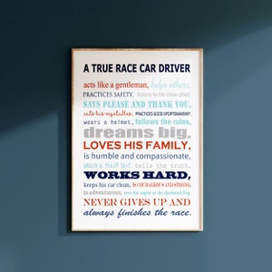 Race Car Nursery Art Race Car Pit Crew Nursery Decor Transportation Nursery Art - Boy Nursery Art Quote Race Car Quote - CANVAS OR PRINT