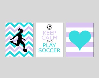 Soccer Heart Wall Decal Sports Decals Soccer Quotes Sports Etsy
