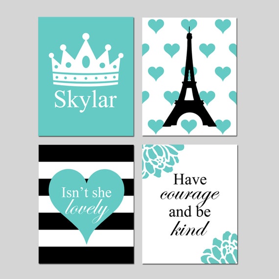 Paris Bedroom Decor Paris Room Decor Paris Wall Art Paris Bedroom Art Girl Room Decor Tween Room Set Of 4 Paris Prints Or Paris Canvas Art