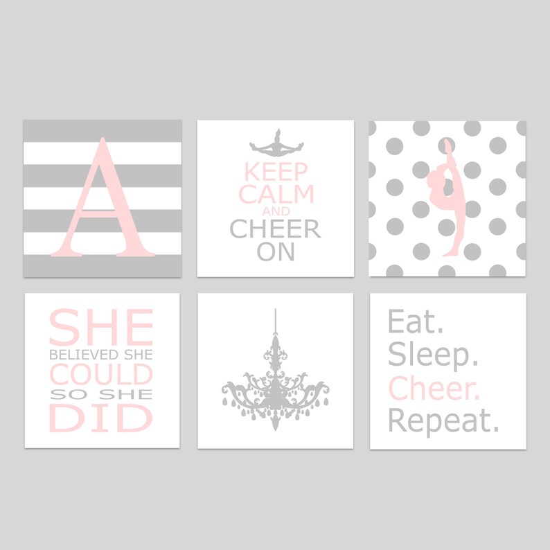 Cheerleader Room Decor Cheerleading Decor Cheer Room Decor Etsy