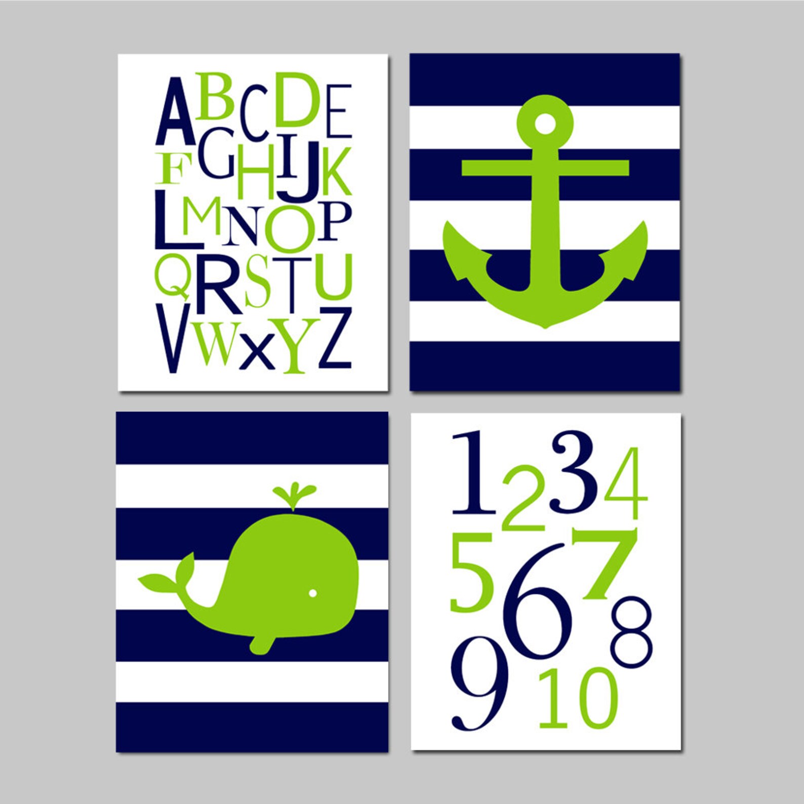 Whale Nursery Decor Whale Nursery Art Nautical Nursery Etsy