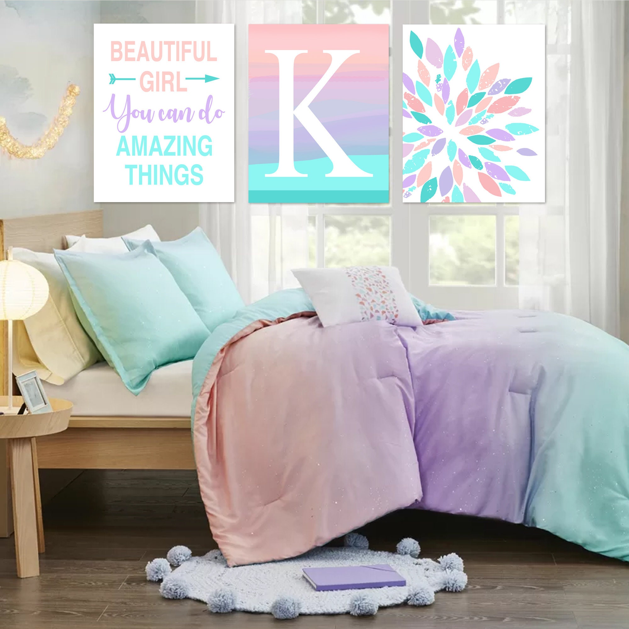 Girl Bedroom Decor Inspiring Quotes for Room - Etsy