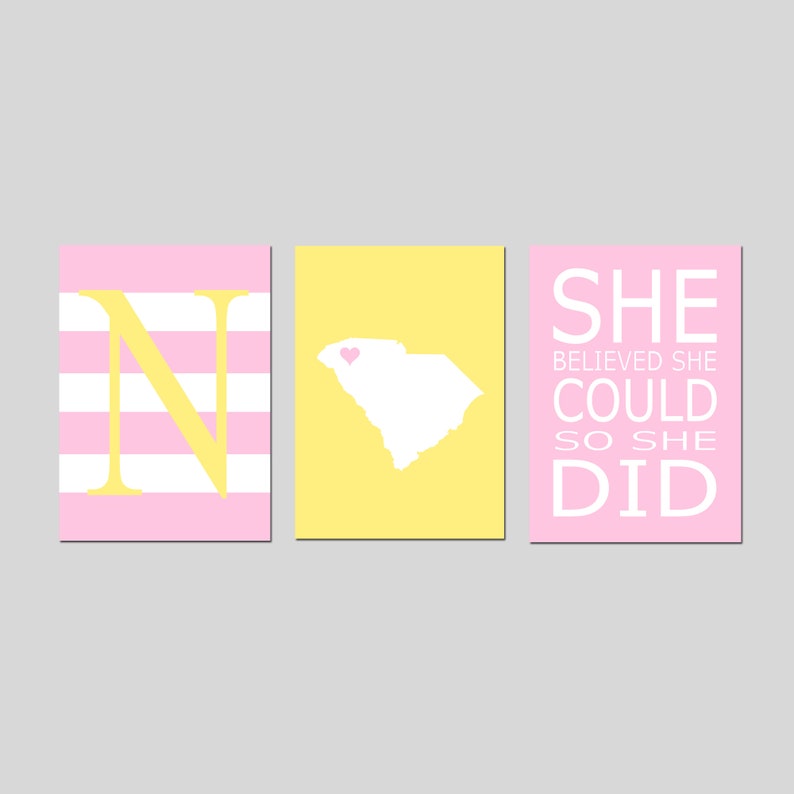 College Dorm Decor Girl College Dorm Wall Decor She Believed Etsy