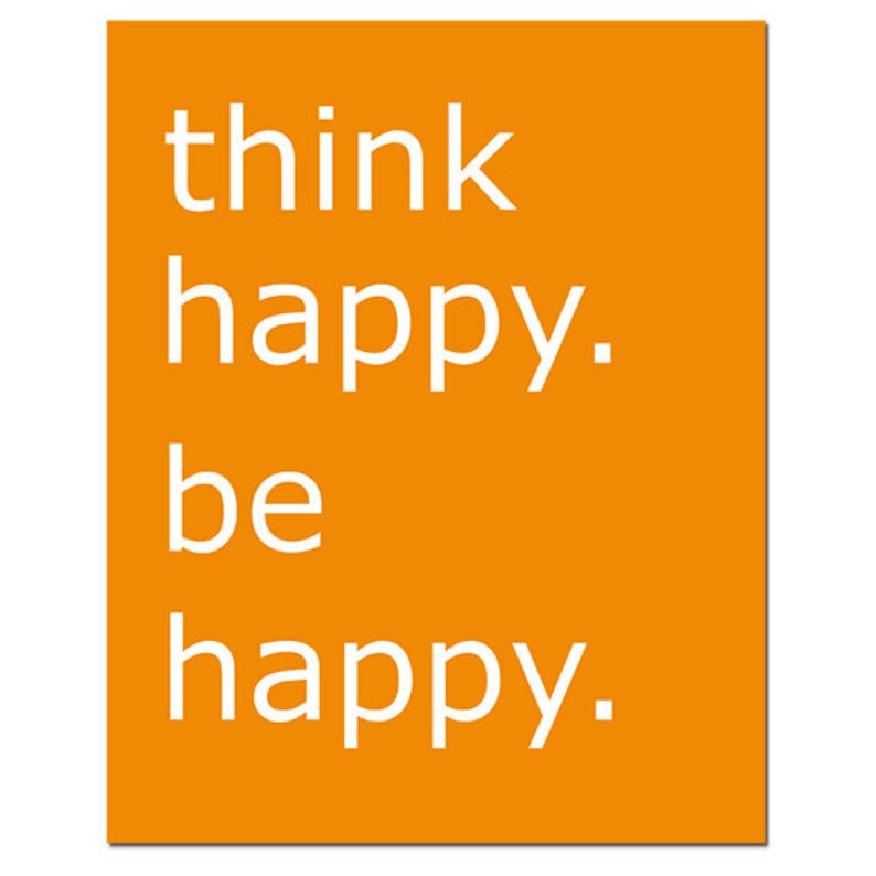 Think Happy be Happy Кружка. Think sale