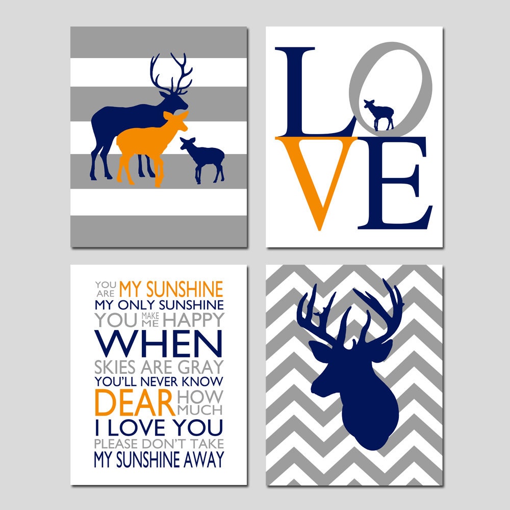 deer nursery art
