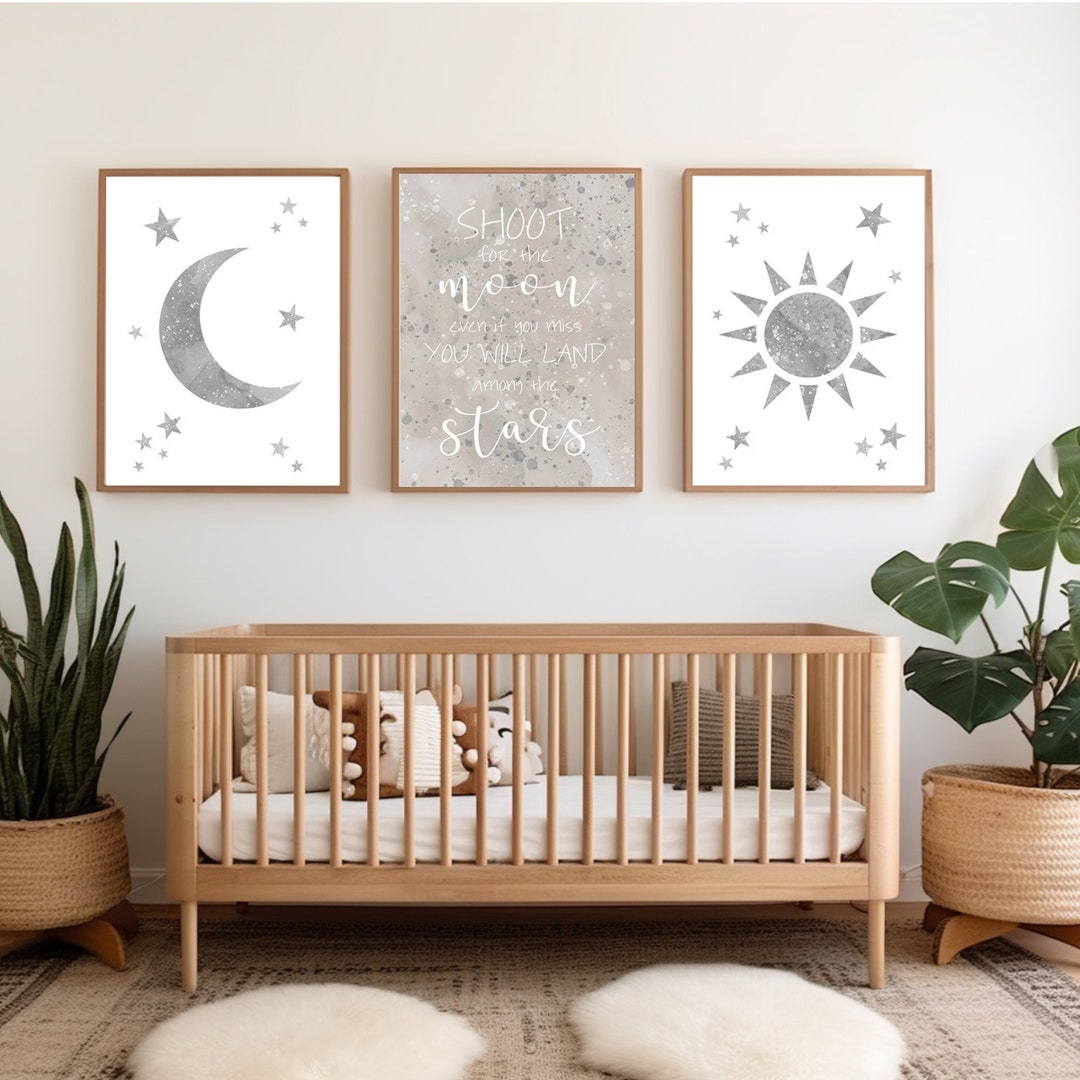 Moon And Stars Nursery Decor