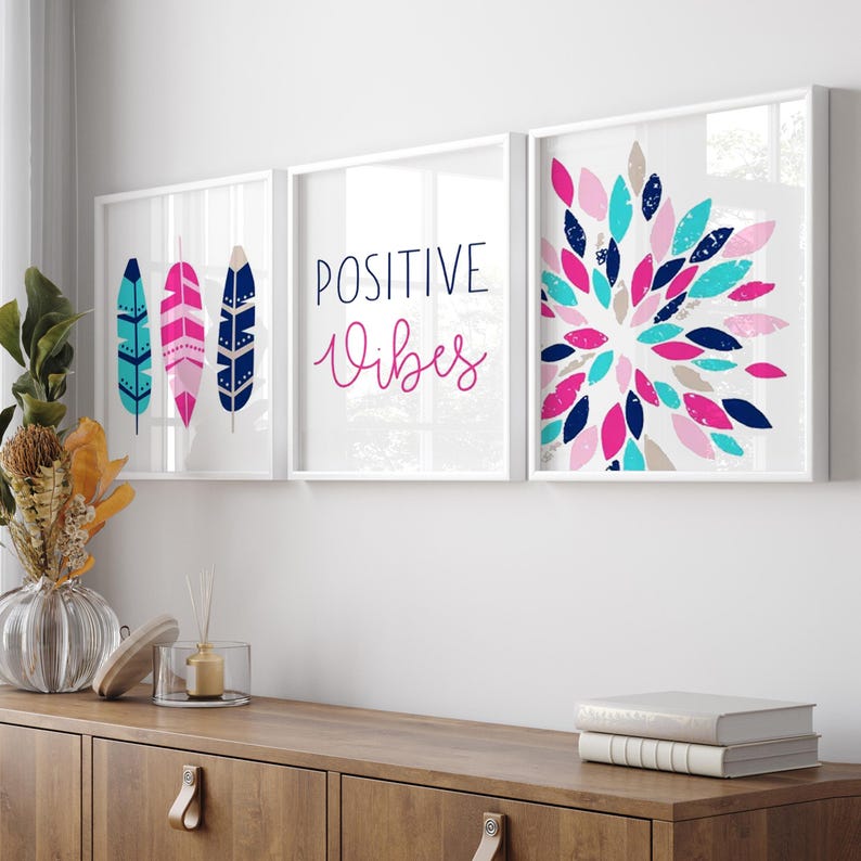 Teen Girl Room Decor, Tween Wall Art, Teenage Girl Bedroom Decor