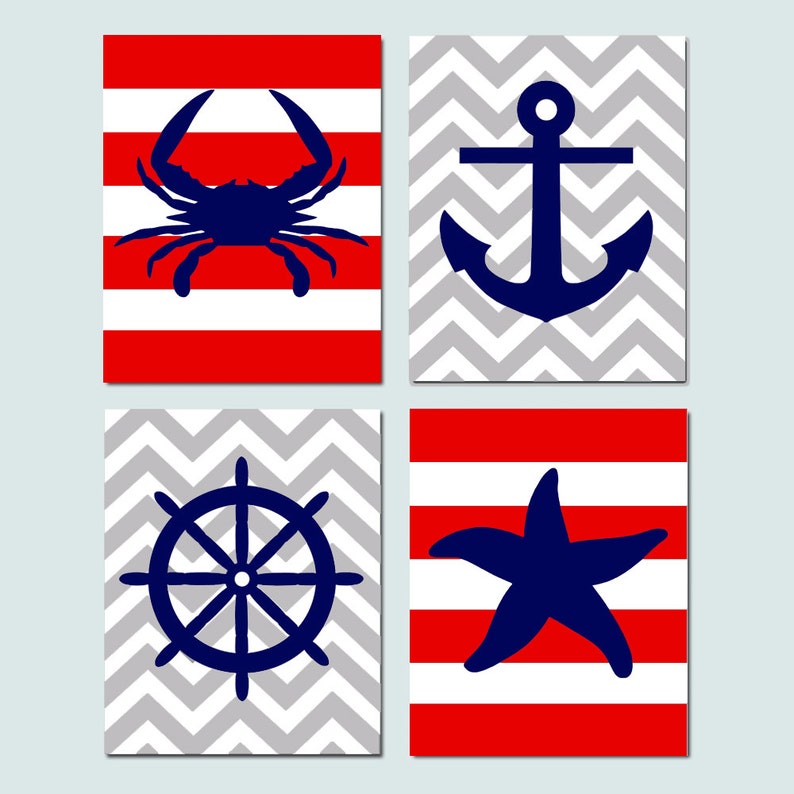 Nautical Nursery Art Beach Nursery Art Nautical Home Decor Etsy
