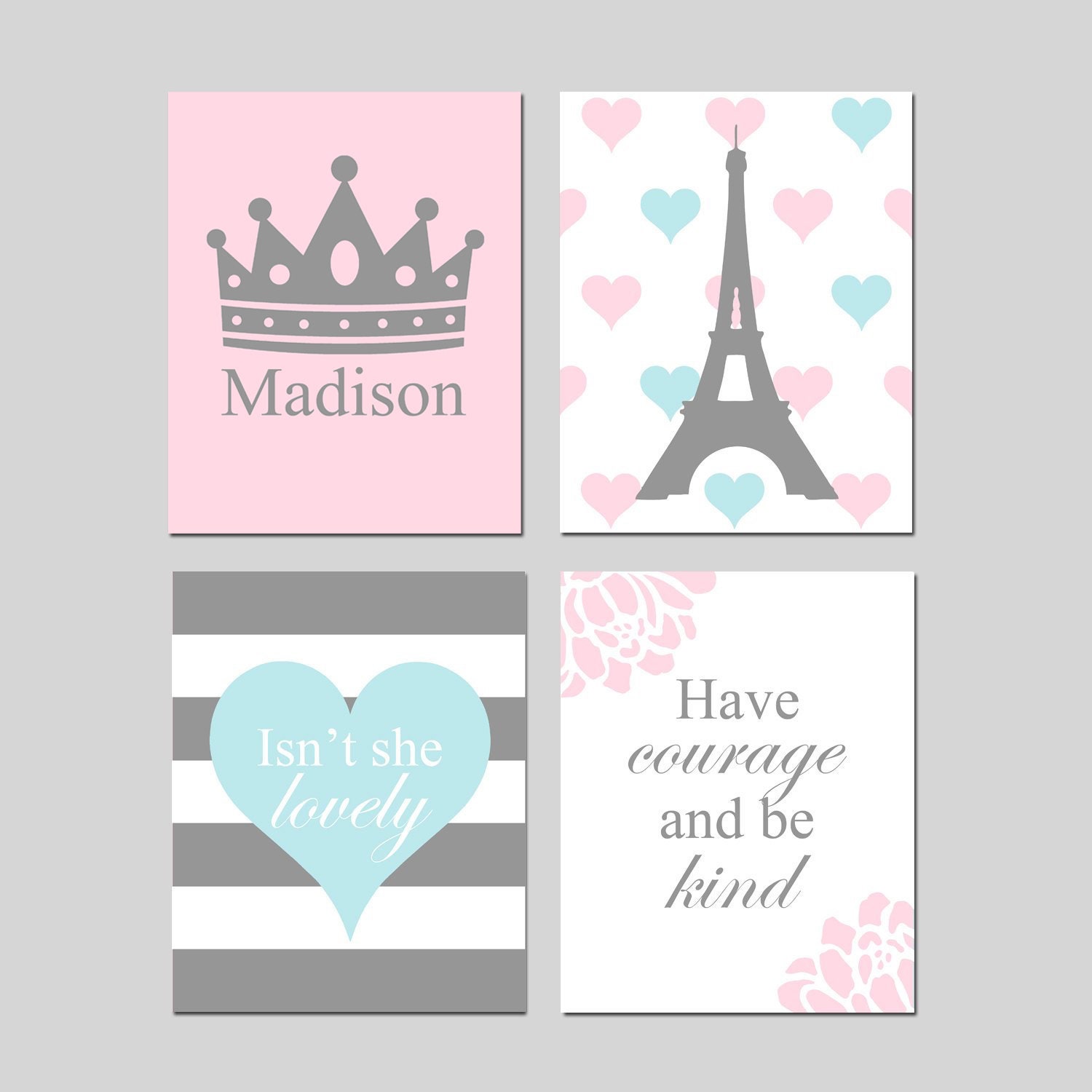 Paris Bedroom Decor Girl Paris Wall Art Girl Paris Decor Girl Room Decor Set Of 4 Paris Prints Or Set Of Four Paris Canvas Art For Girls
